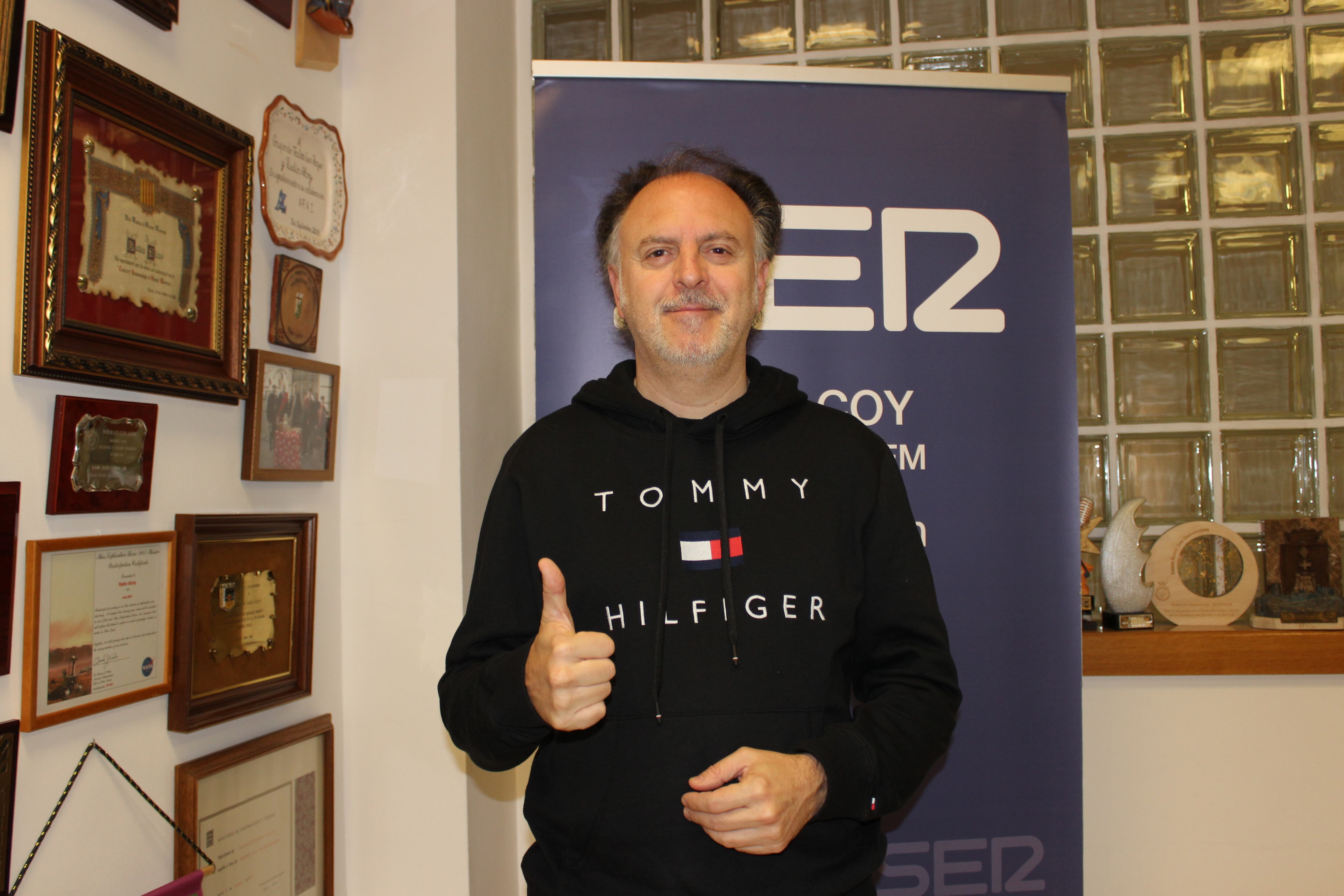 El saxofoniste Moisés Olcina ha presentat l'actuació de jazz programada per a aquest 28 d'abril a Alcoi.