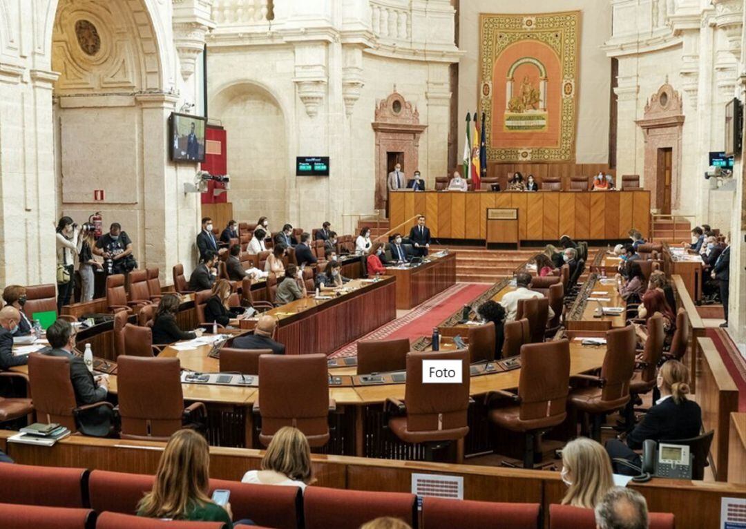 Pleno del Parlamento andaluz