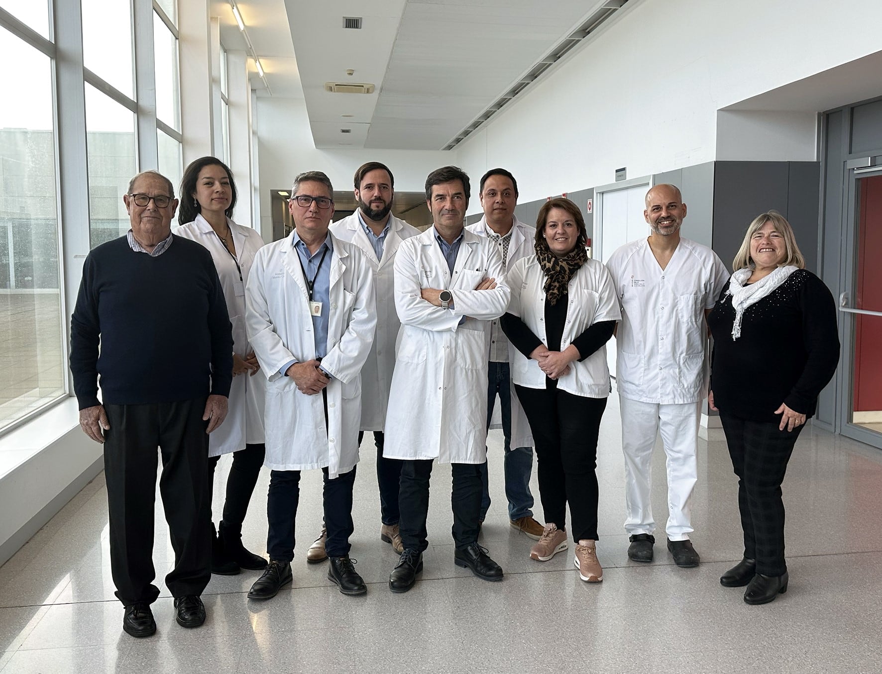 Equip de nefrologia amb la nova doctora