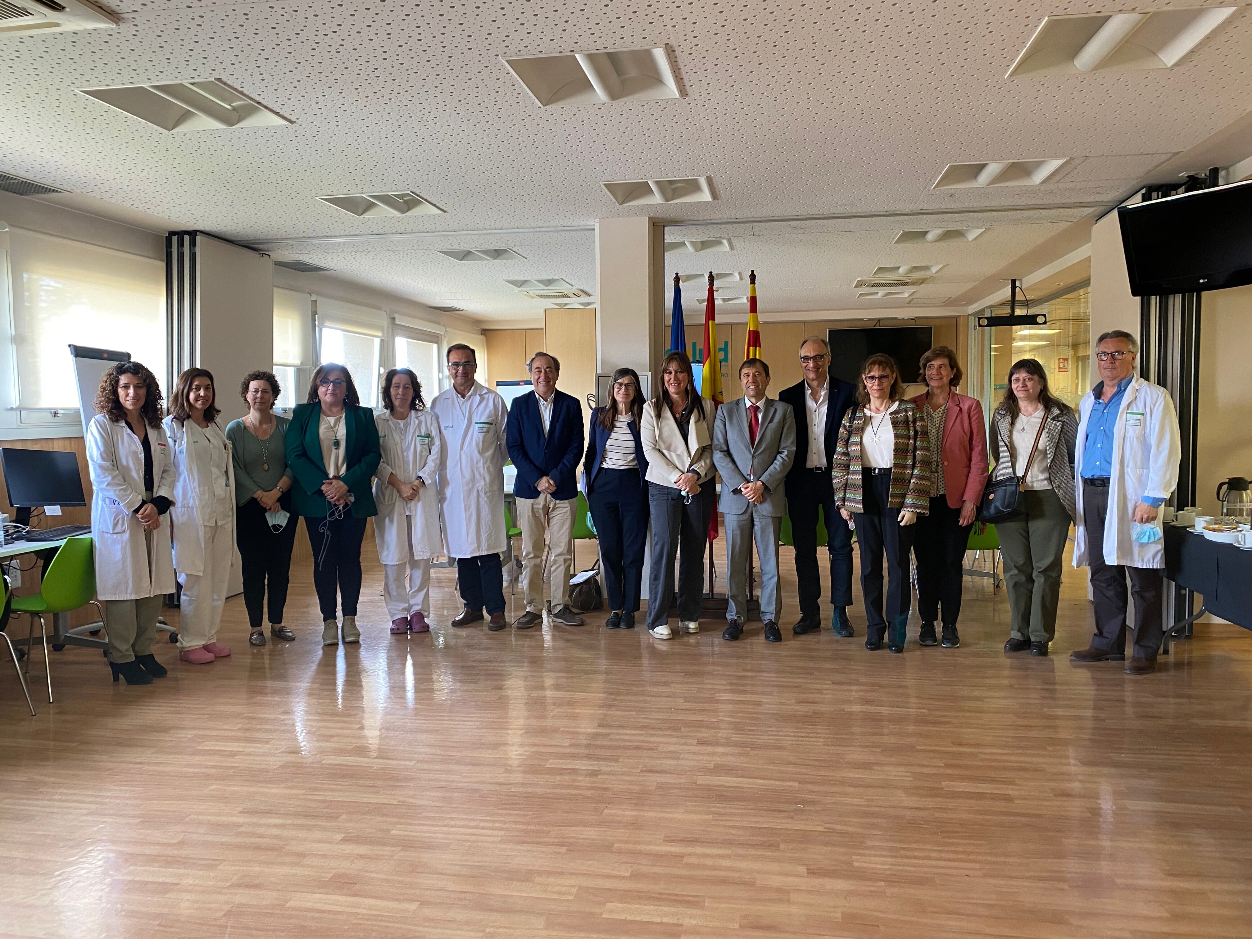 El Ministerio de Sanidad conoce de primera mano el trabajo en salud digital de Aragón en el Hospital de Barbastro