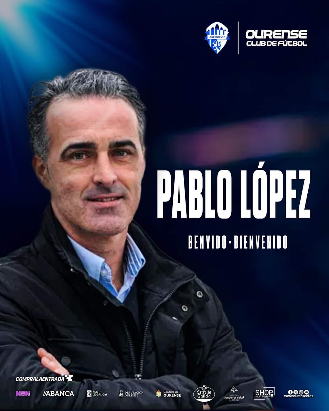 Pablo López, nuevo entrenador del Ourense CF