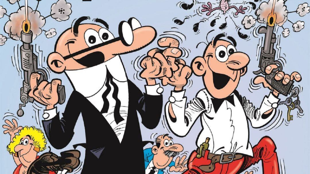 Imagen de un cómic de Mortadelo y Filemón