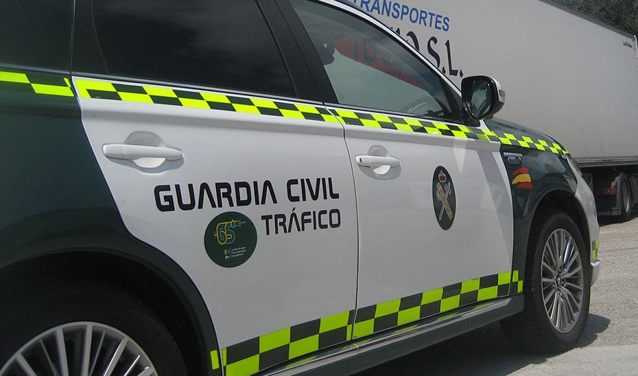 Vehículo de la GUARDIA CIVIL de tráfico