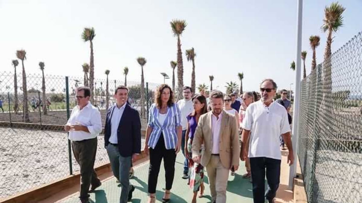 El delta del Andarax se transforma en un espacio de 4,8 hectáreas para el ocio y el deporte