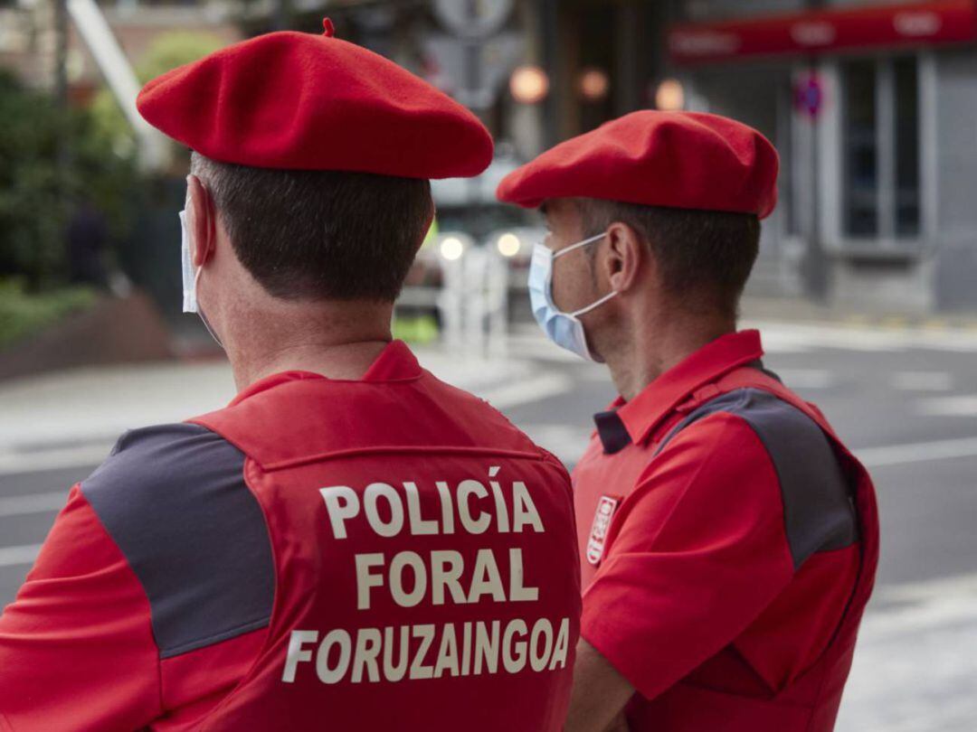 Agentes de la Policía Foral