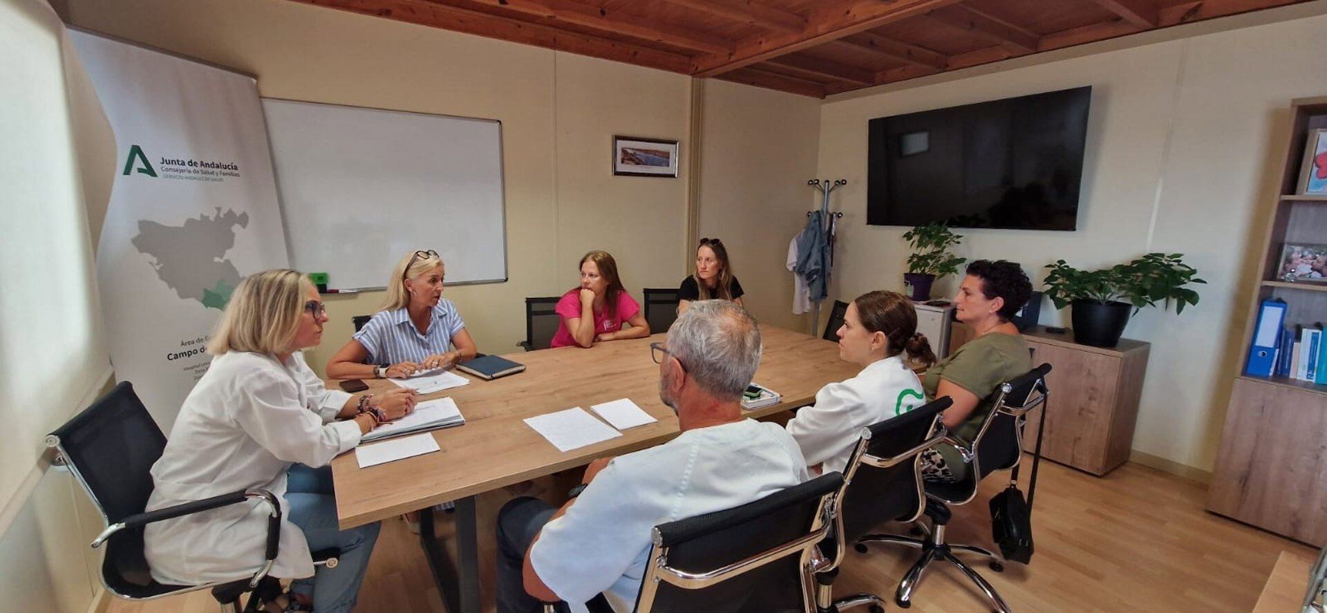 Un momento de la reunión