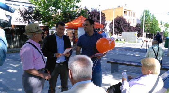 Ciudadanos ha visitado hoy el barrio Oliver