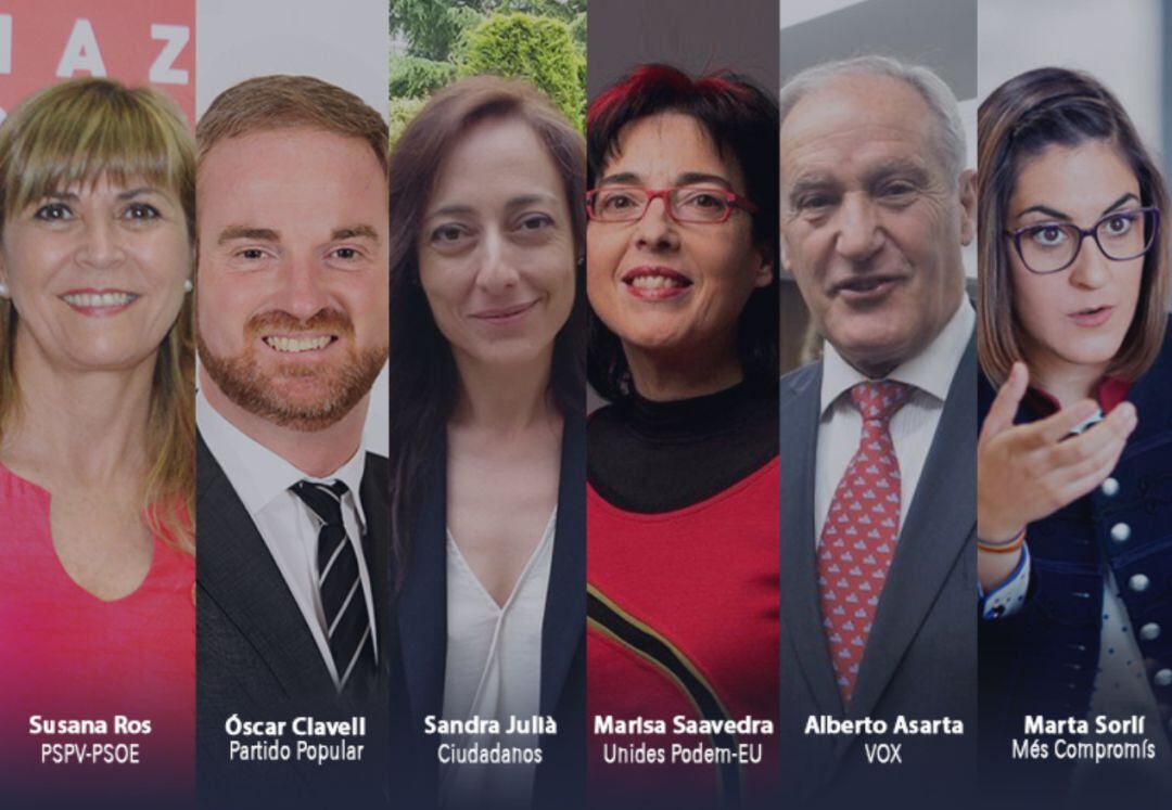 Candidatos al Congreso por la provincia de Castellón