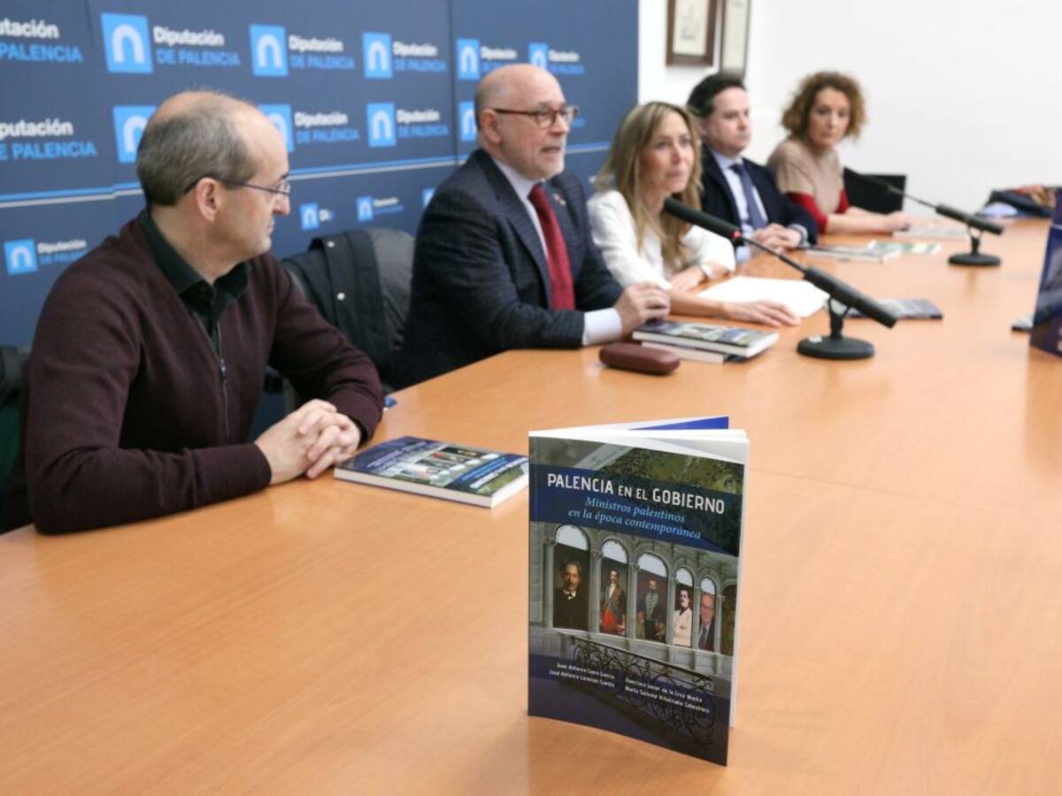 Diputación presenta el libro "Palencia en el Gobierno. Ministros palentinos en la época contemporánea"