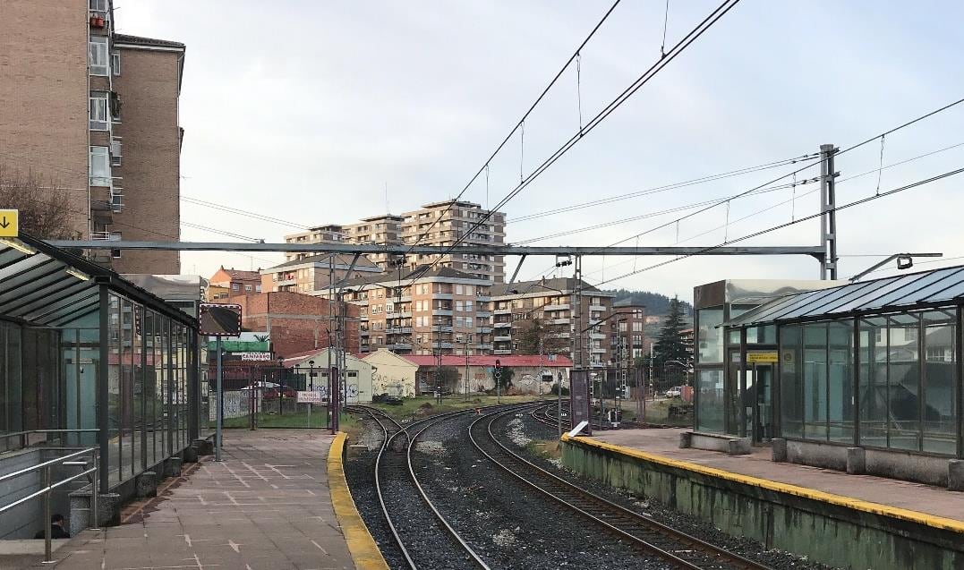 La estación de Torrelavega