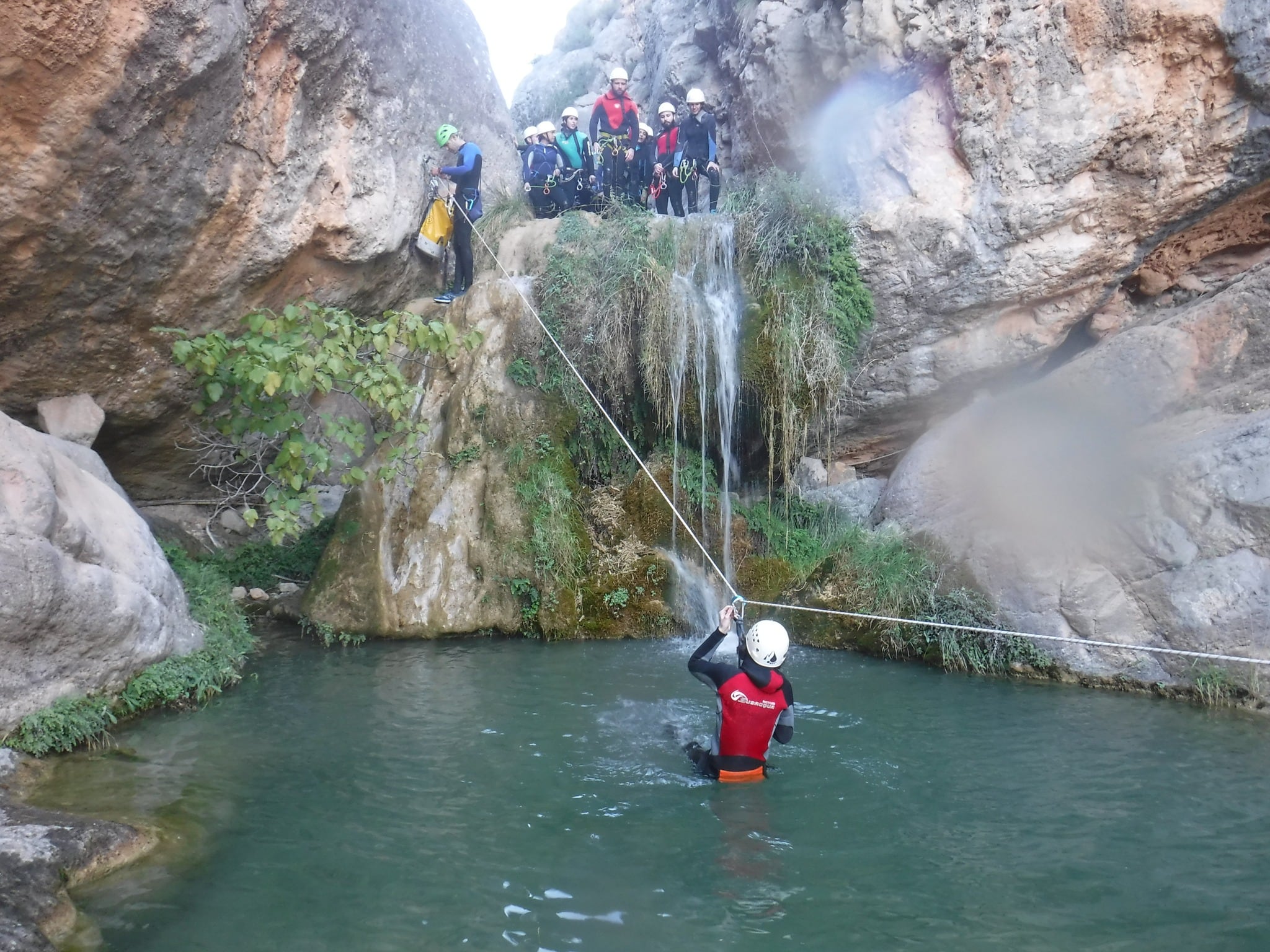 Actividades de barranquismo