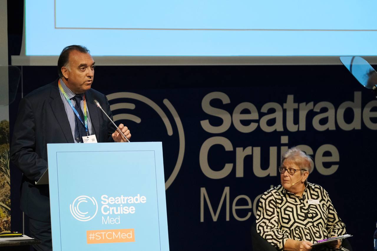 Intervención del consejero de Turismo, Cultura y Deporte, Arturo Bernal, en la inauguración de la feria profesional de cruceros Seatrade Cruise Med