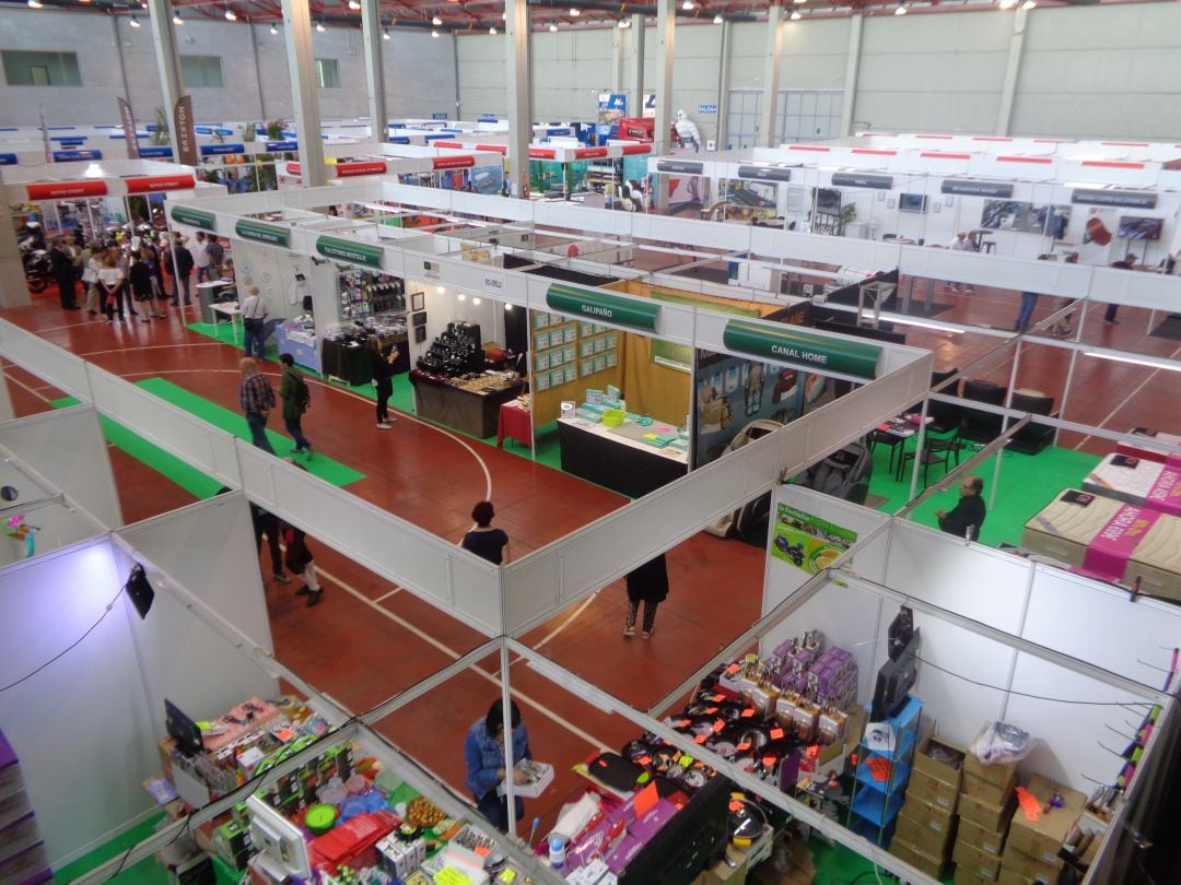 Imagen área de una de las ediciones de Fiduero, la feria que se convierte cada año en escaparate de la economía comarcal