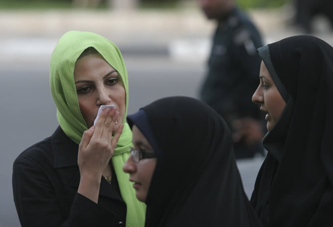 En la imagen, un grupo de mujeres en las calles de la capital iraní.