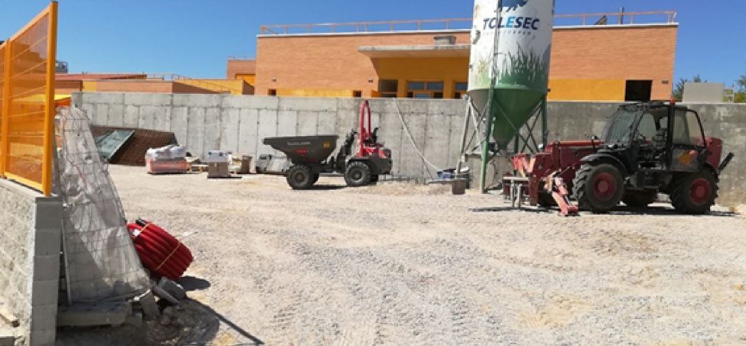 Obras en el instituto de Tempranales en San Sebastián de los Reyes