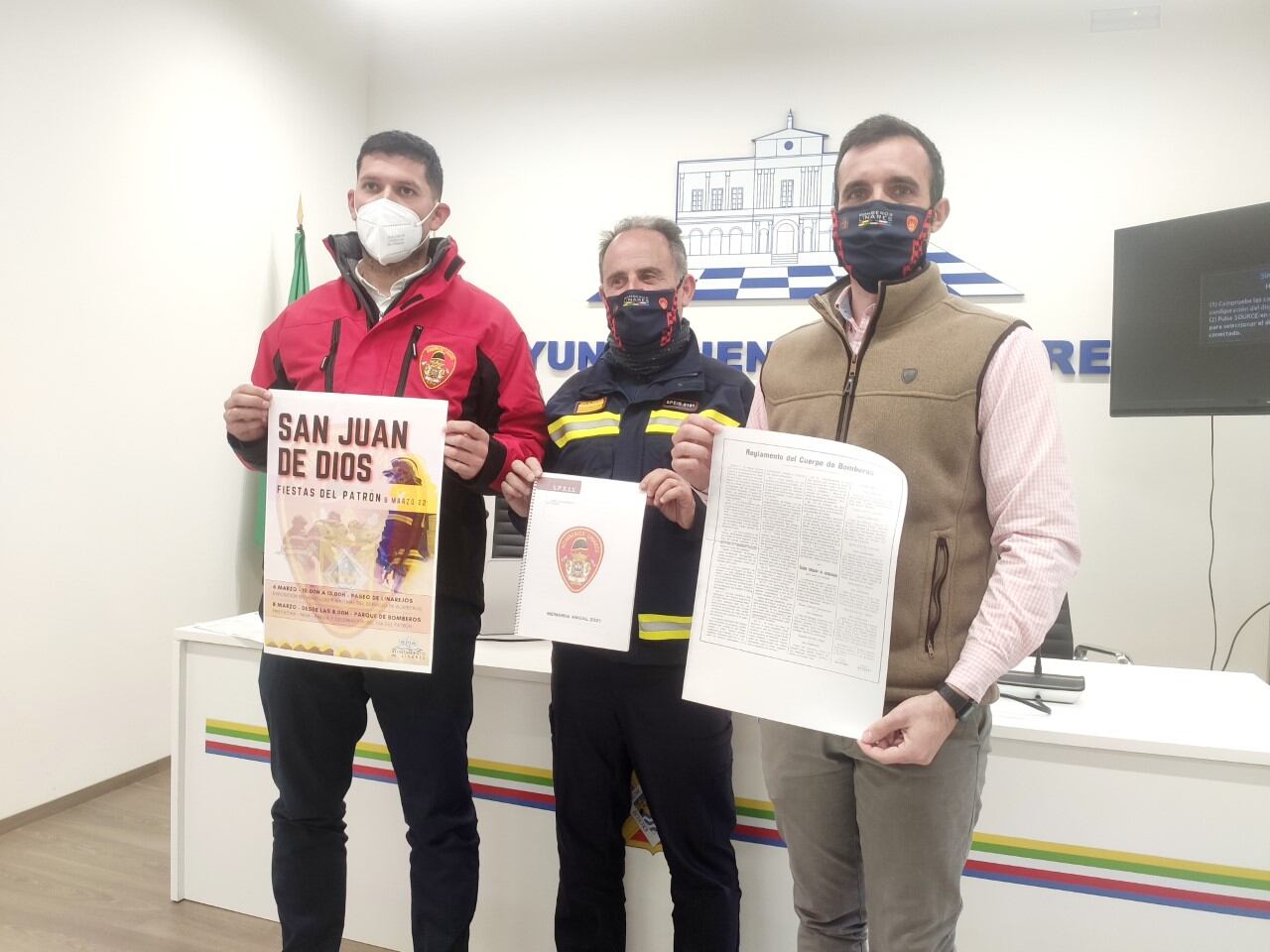 Presentación de la Memoria 2021 de Bomberos de Linares.