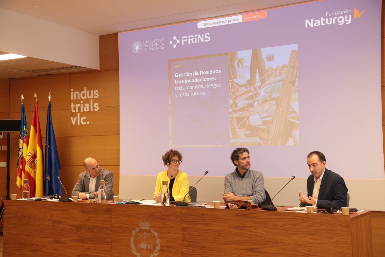 Mesa redonda - Jornada gestión de residuos Fundación Naturgy y UPV