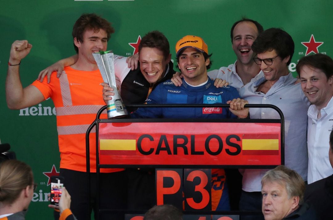 Carlos Sainz acabó el GP de Brasil con el primer podio de su carrera como piloto de F1.