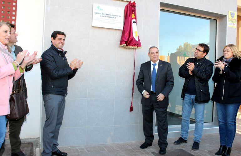 Acto de descubrimiento de la placa de Ginés Meléndez