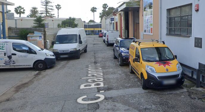 Calle Balandro donde se produjeron los hechos