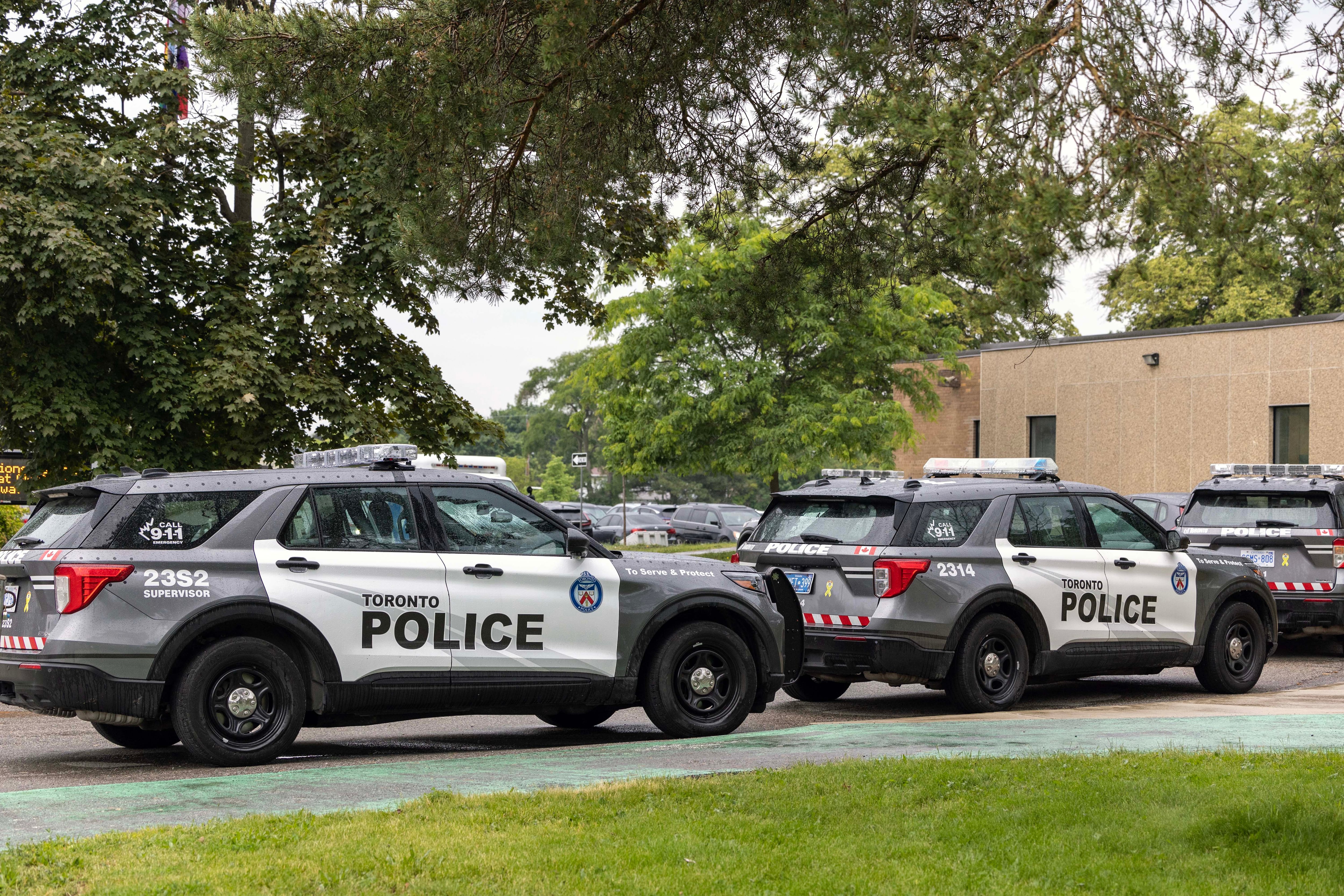 Imagen de archivo de coches de la policía canadiense