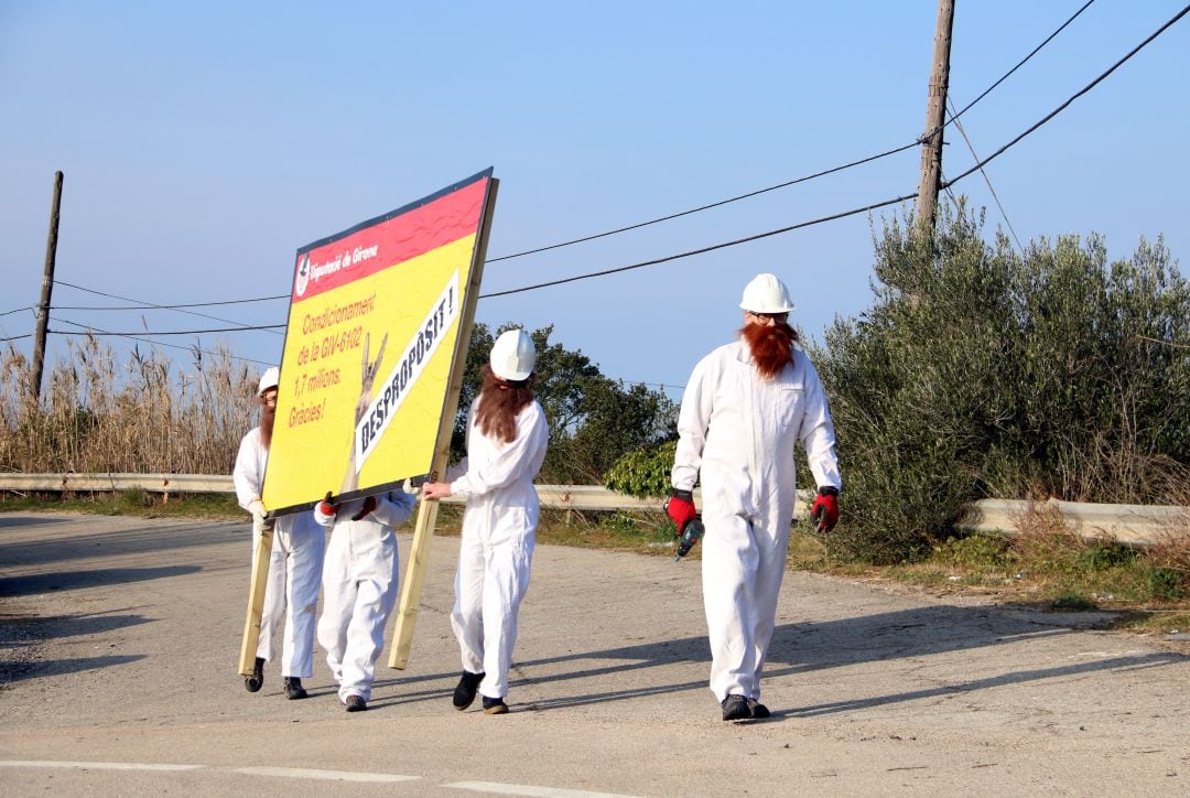 Imatge d'una performance de la IAEDEN a Palau-saverdera