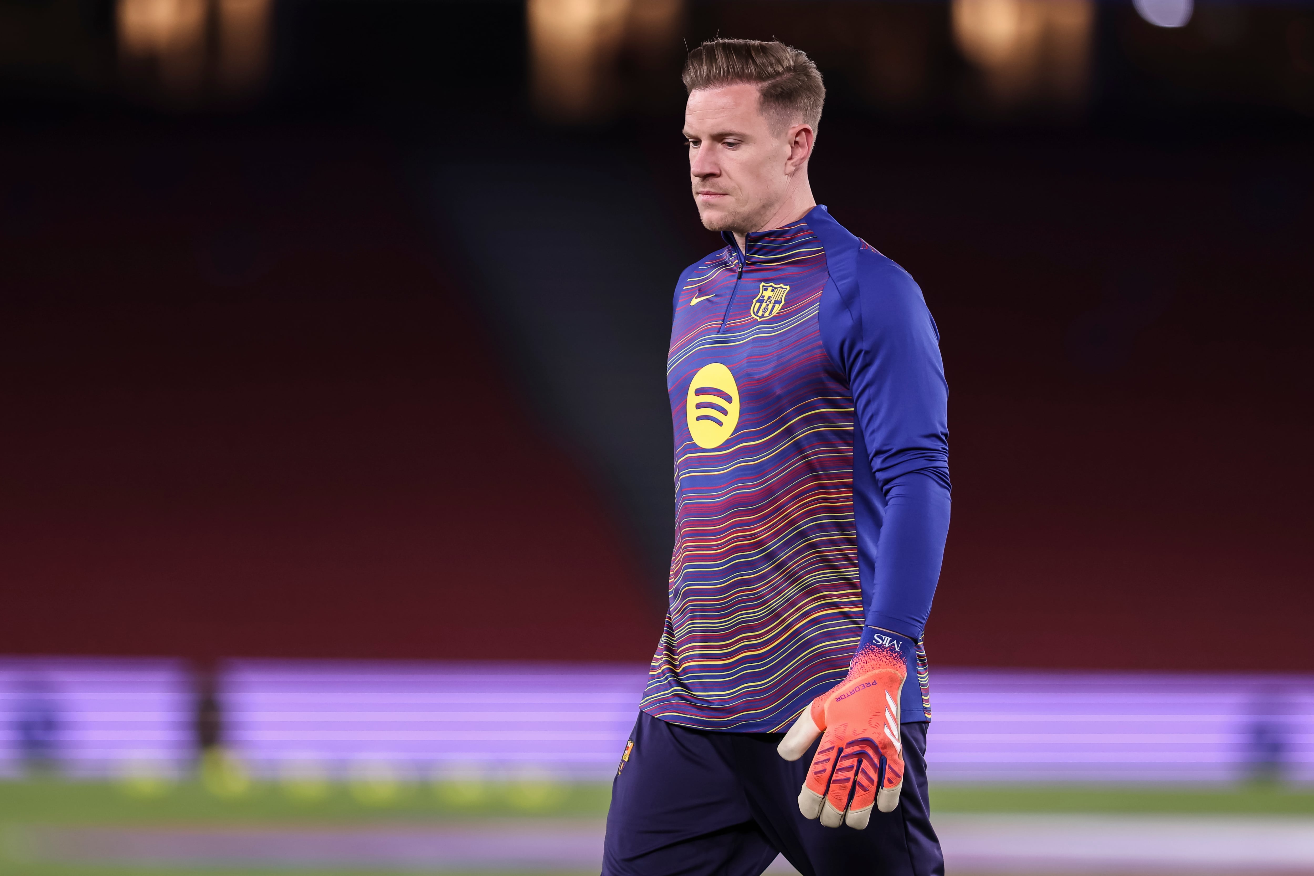 Marc-Andre Ter Stegen, en la previa del FC Barcelona-CA Osasuna de LaLiga