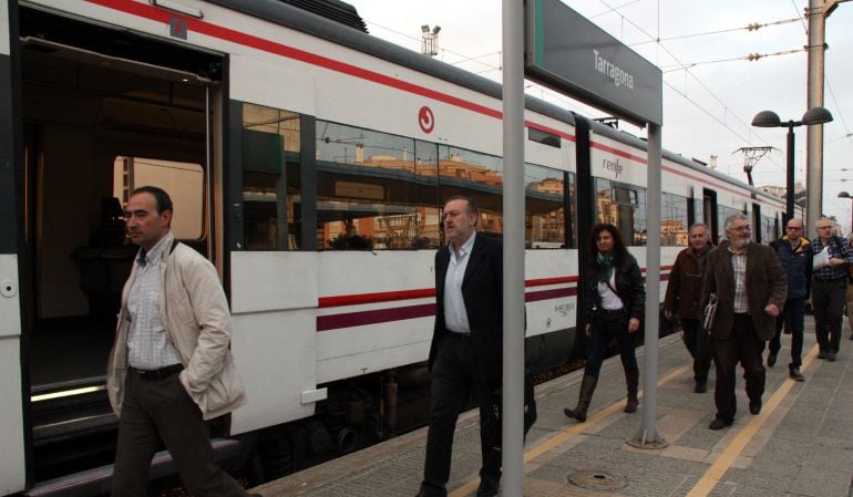 Tren de Rodalies a Tarragona