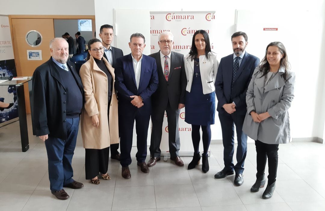 Empresarios colombianos son recibidos por autoridades de La Junta de Andalucía, Ayuntamiento y Cámara de Comercio de Linares