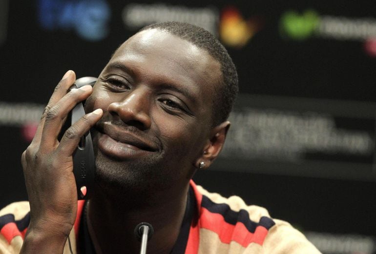 GRA174. MADRID, 21/02/2015.- Fotografía de archivo (27/09/2014), tomada durante la 62 edición del Festival Internacional de Cine de San Sebastián, de Omar Sy, el imponente actor negro que cautivó la taquilla en &quot;Intocable&quot;, y que vuelve a los cines españo