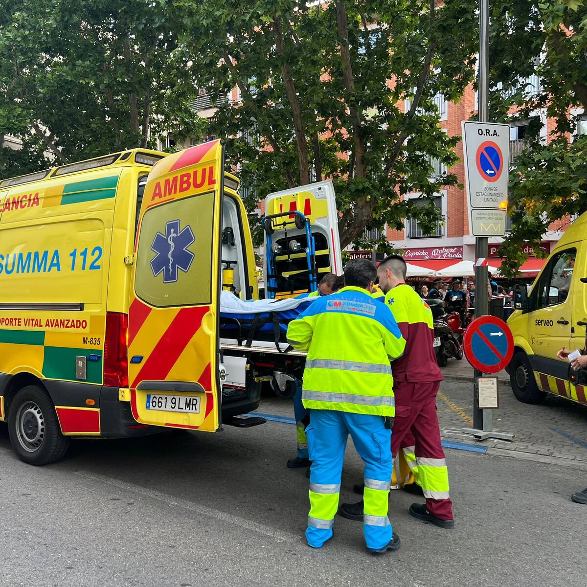 Fallece el joven de 25 años que atropelló a 7 personas con un quad en el centro de Alcobendas