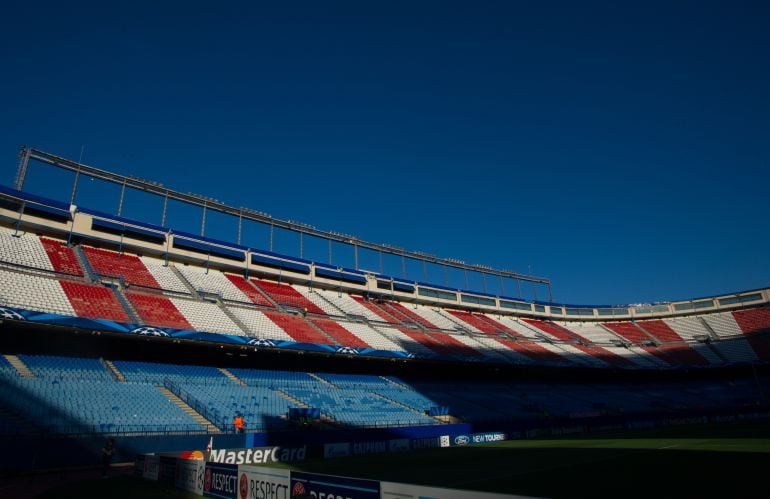 Vista general del estadio Vicente Calderón