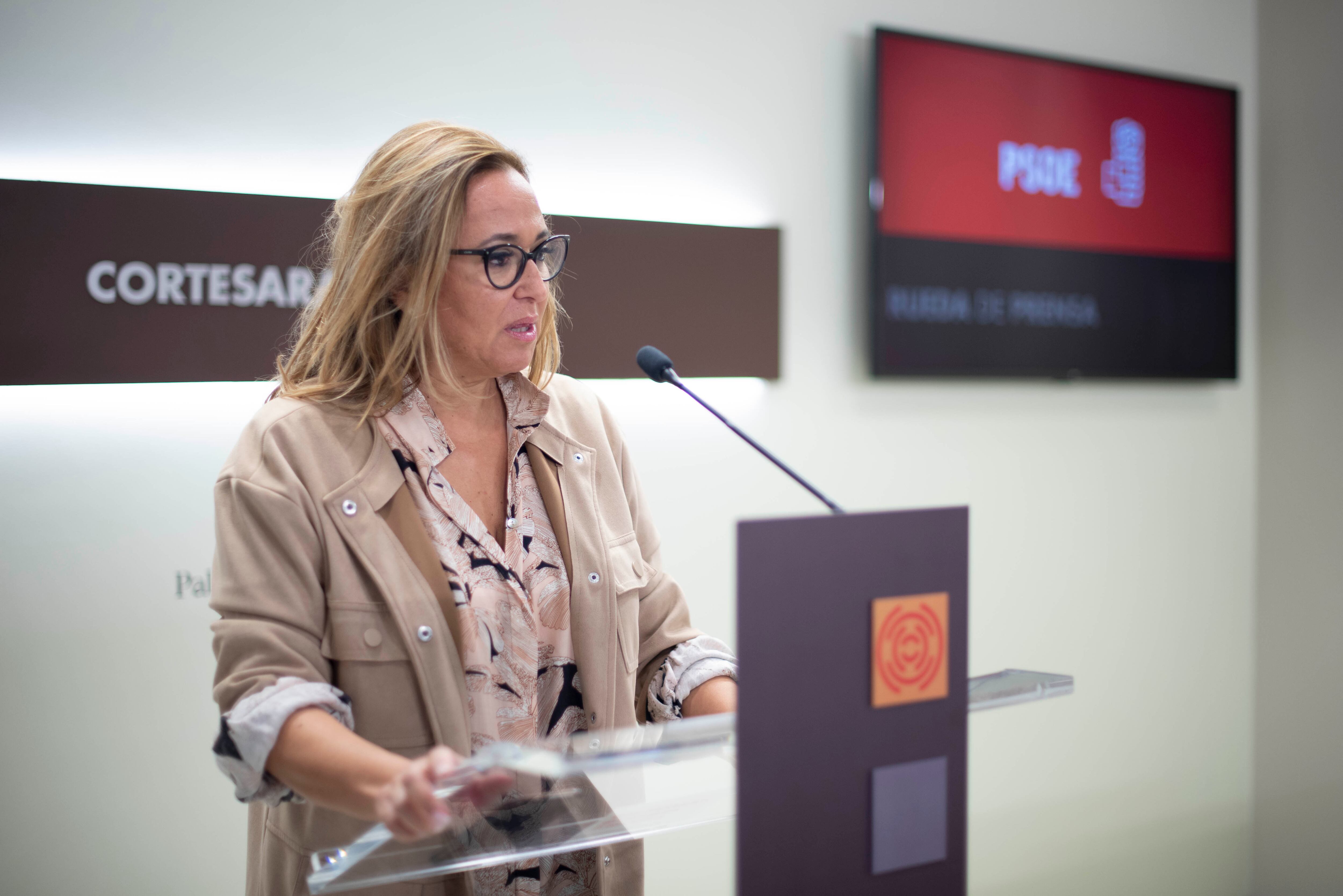 Mayte Pérez, portavoz del PSOE