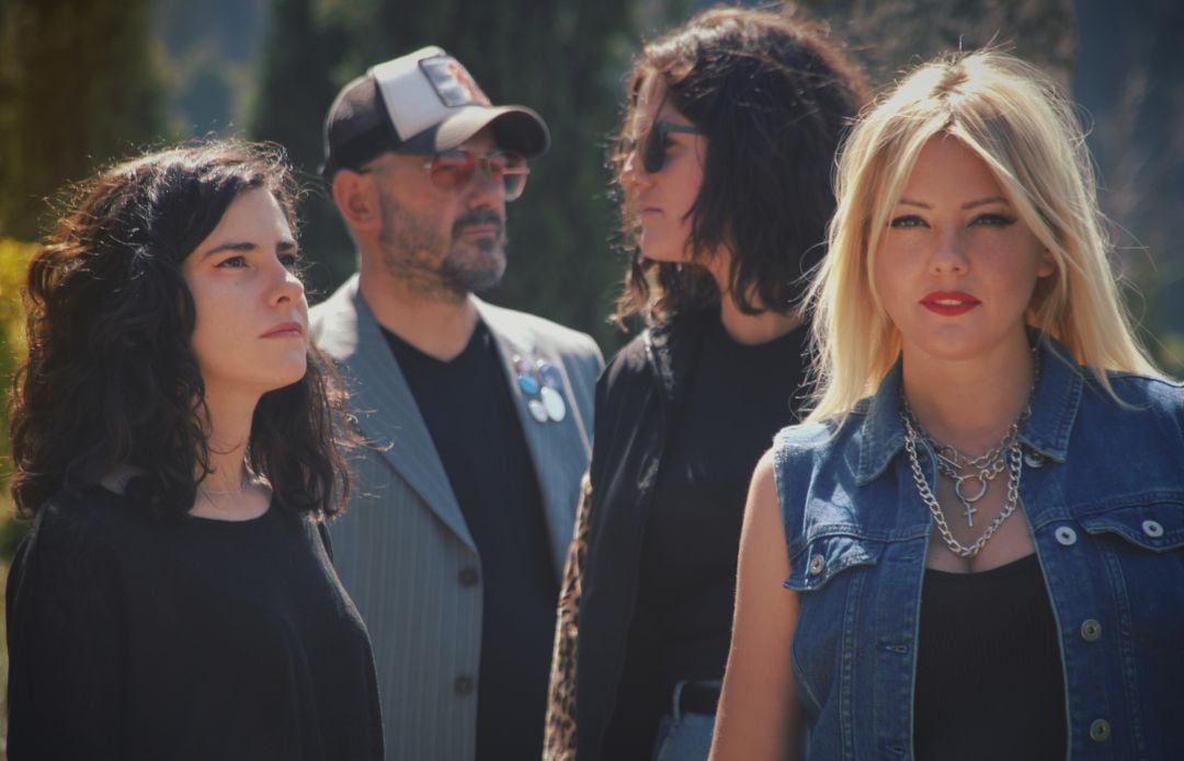 Laura Olmedilla, Juanra Fernández, Marta Aparicio y Sheila Ponce, componentes del grupo conquense Das Model. 