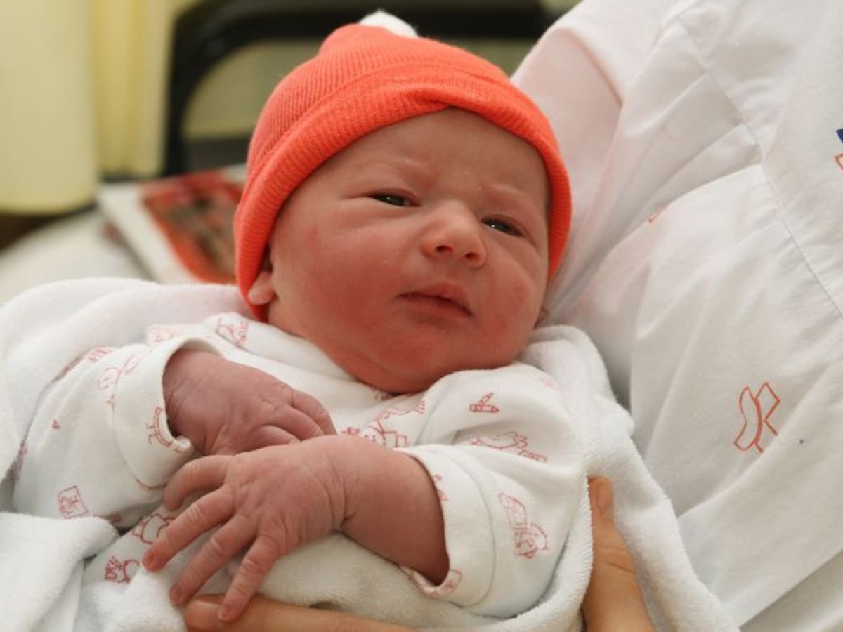 Lara, primer bebé palentino de 2016