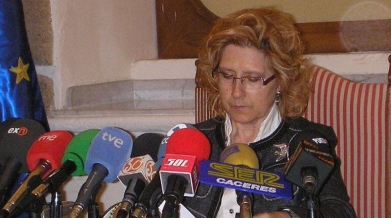 Imagen de archivo de Carmen Heras cuando era alcaldesa