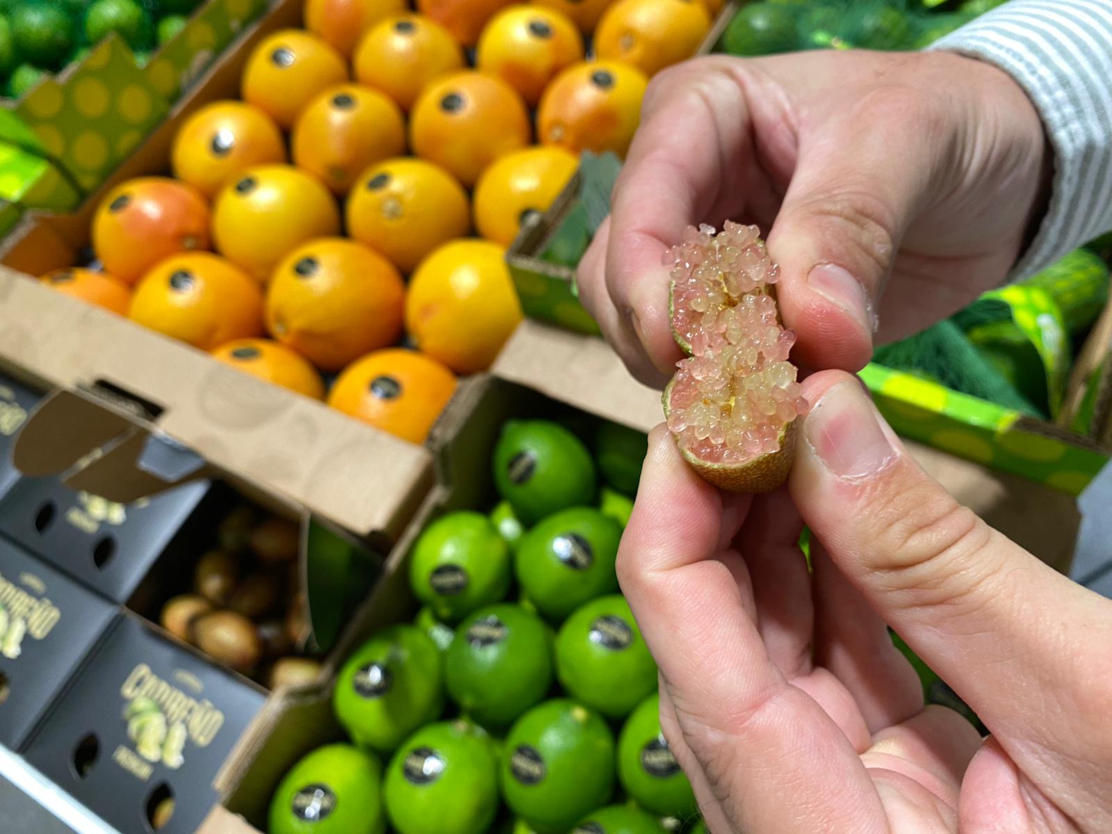 Caviar cítrico de la Región de Murcia en Fruit Attraction