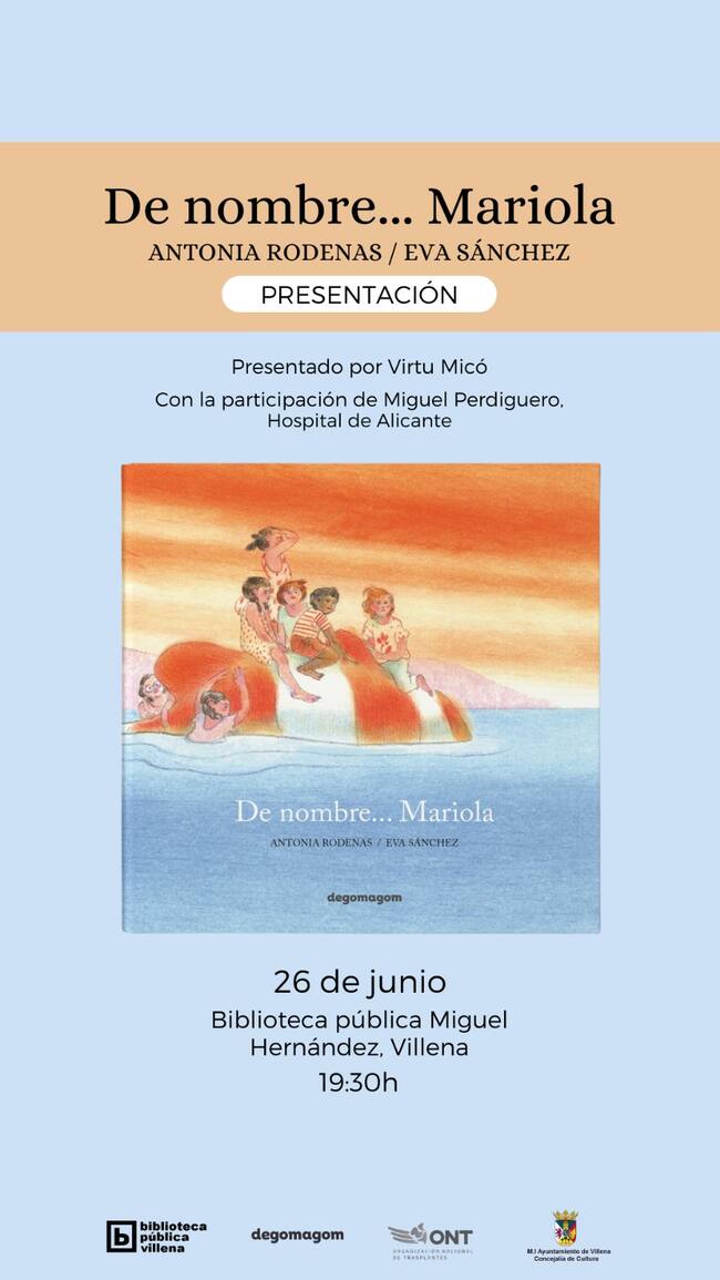 Cartel de la presentación