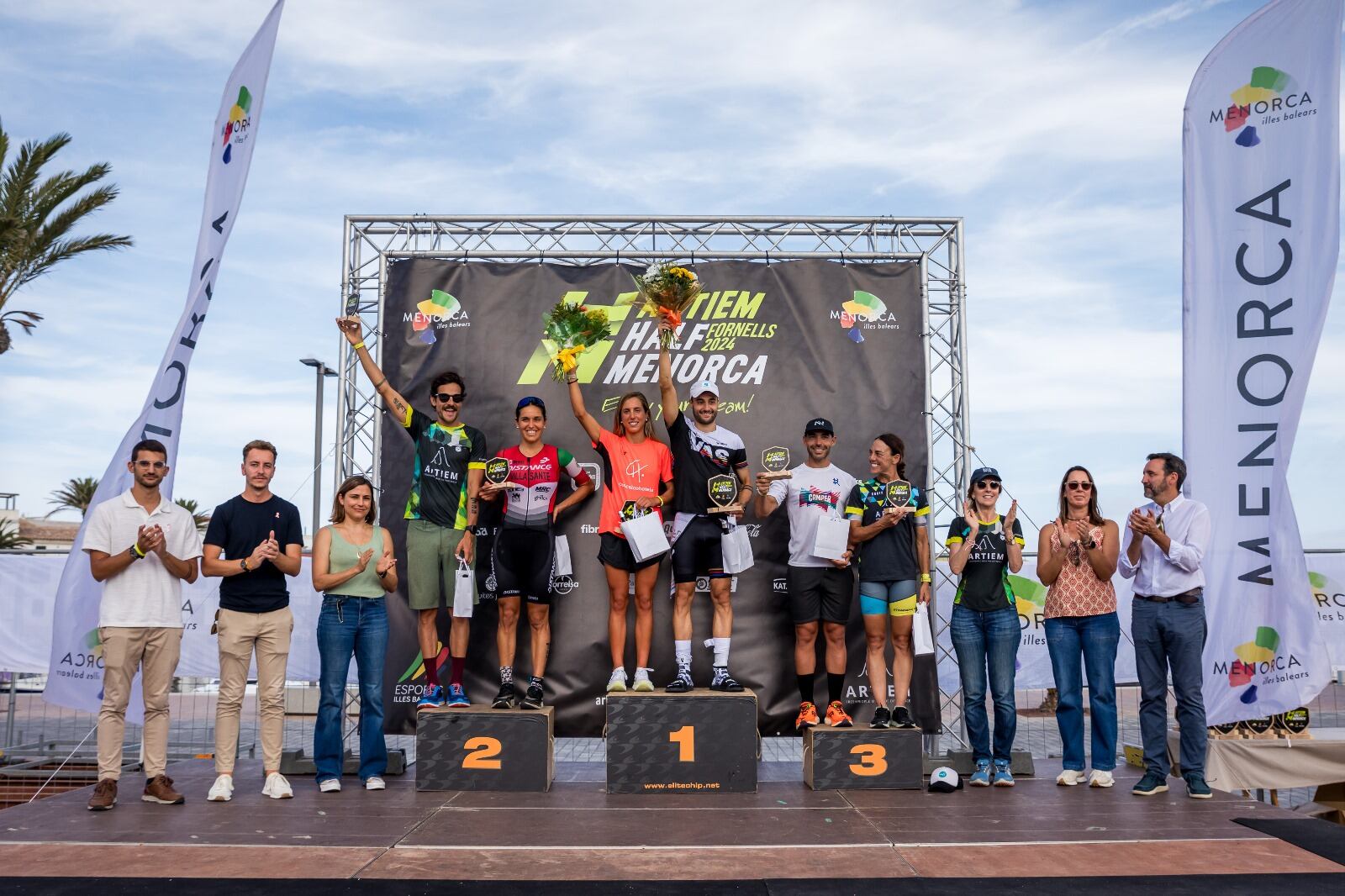 Els guanyadors de la prova Half.