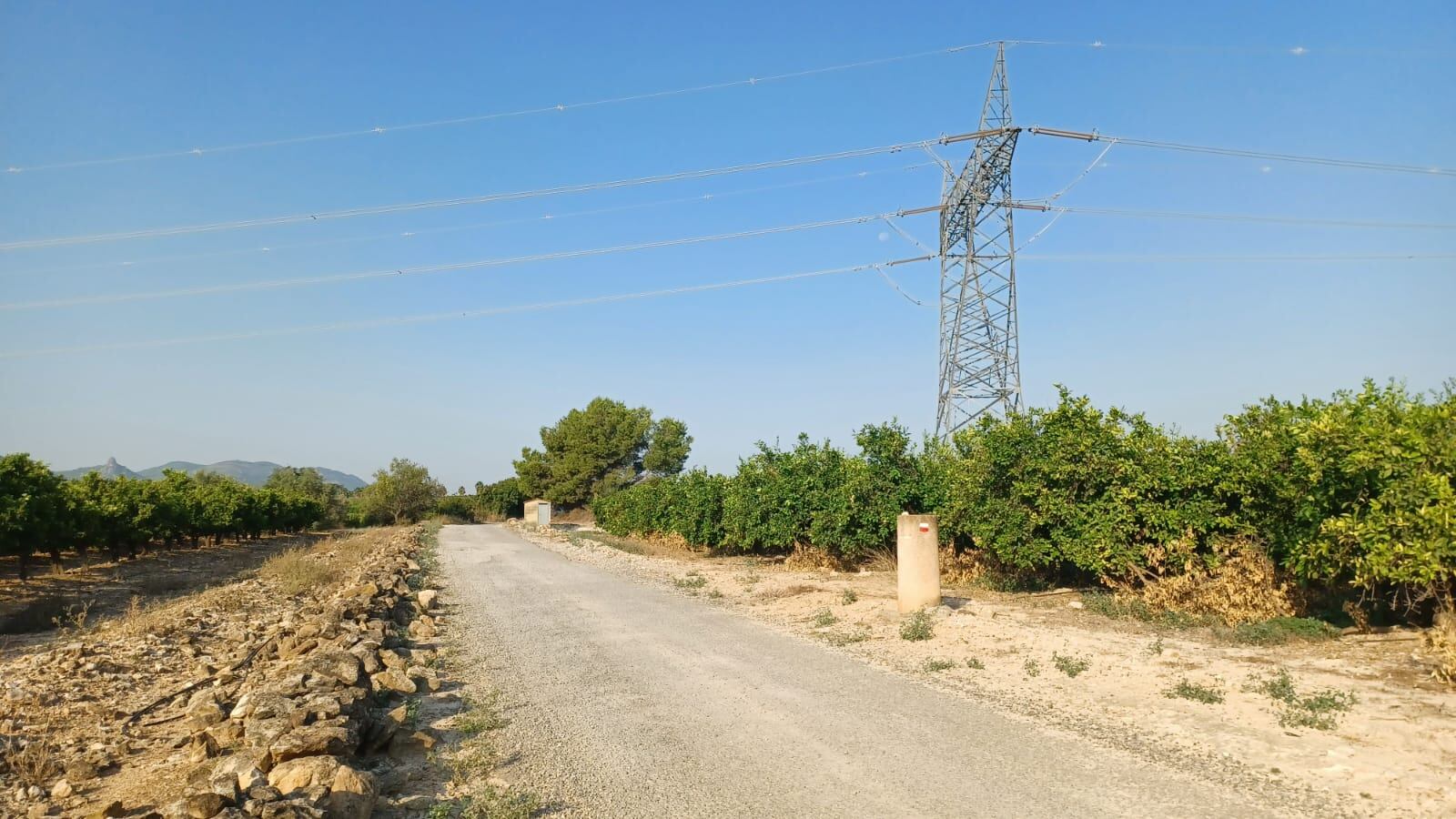Paso de la línea por Montesa (Fuente: Montesa Territori Viu)