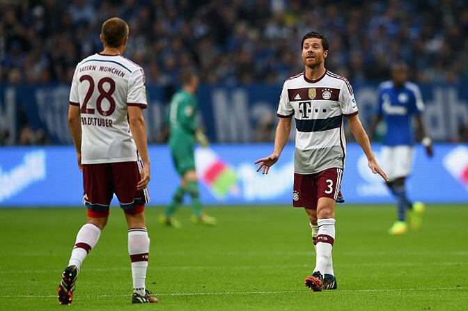 Xabi Alonso, en su debut con el Bayern