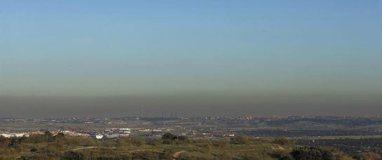 Vista de Madrid este jueves desde la zona norte.