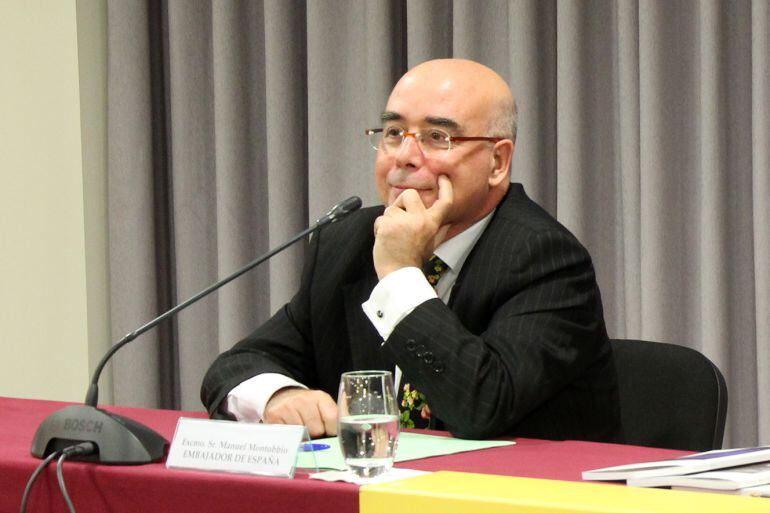 L'ambaixador d'Espanya a Andorra, Manuel Montobbio, durant un acte del passat mes de novembre.