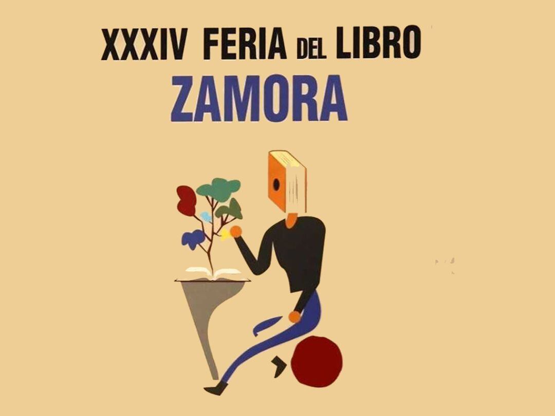 Cartel de la XXXIV edición de la Feria del Libro de Zamora