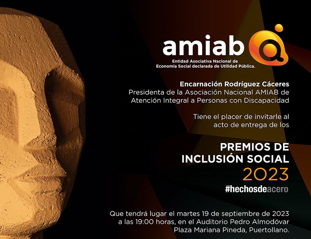 Cartel anunciador de los premios