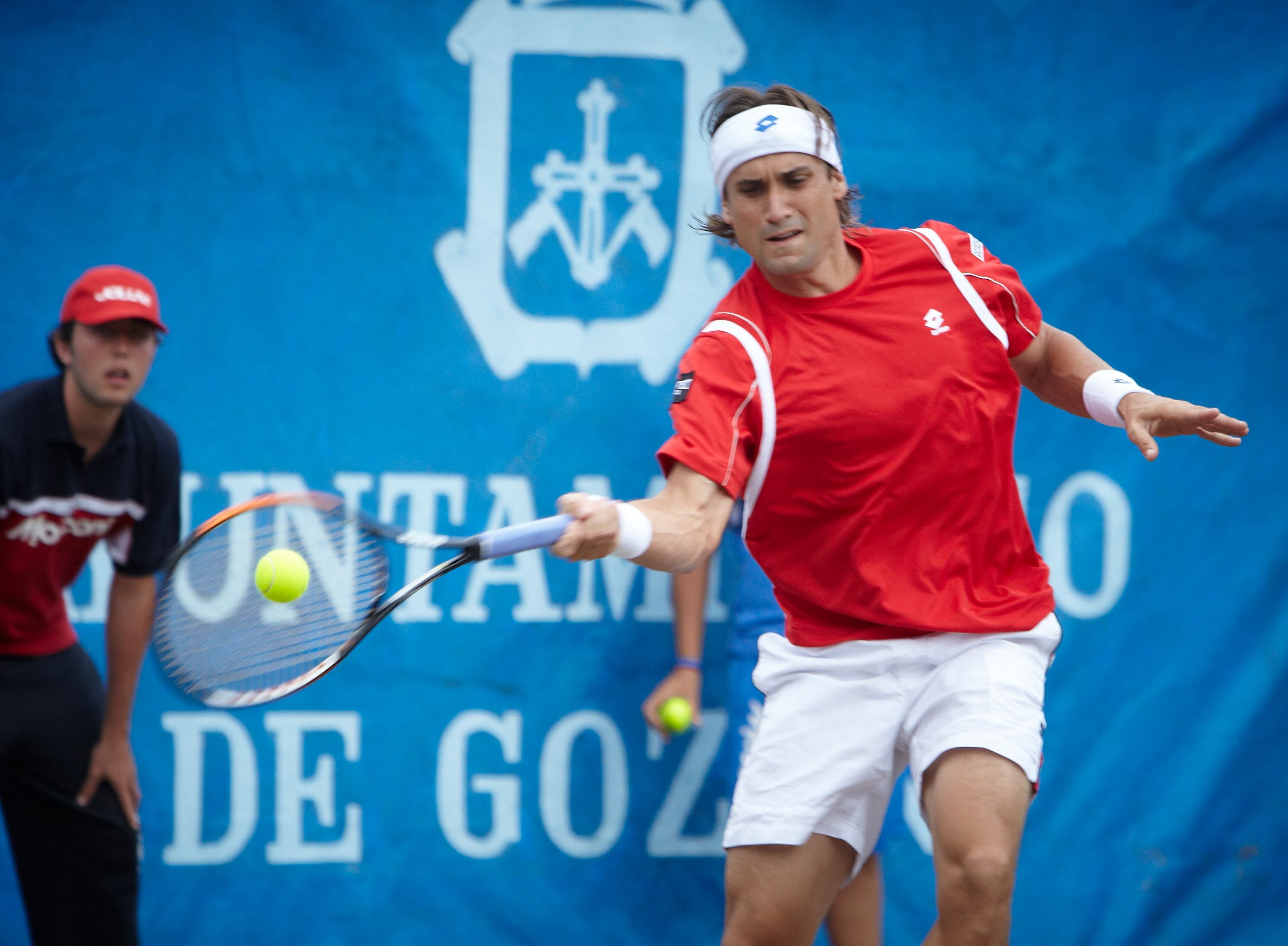 David Ferrer en el Torneo de Tenis Playa de Luanco