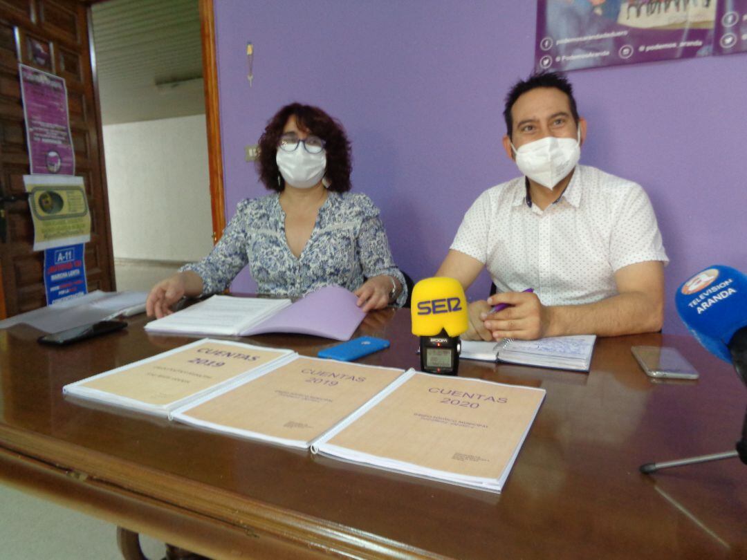 Los concejales de Podemos presentaron sus cuentas en su sede