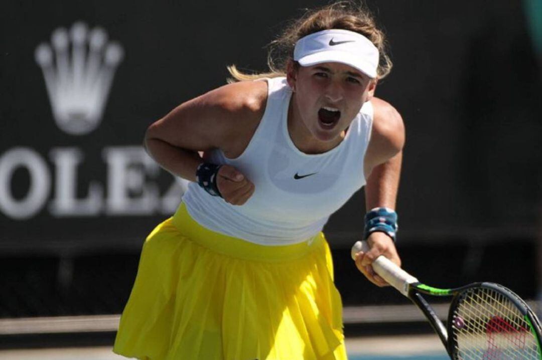 La tennista andorrana, Vicky Jiménez.