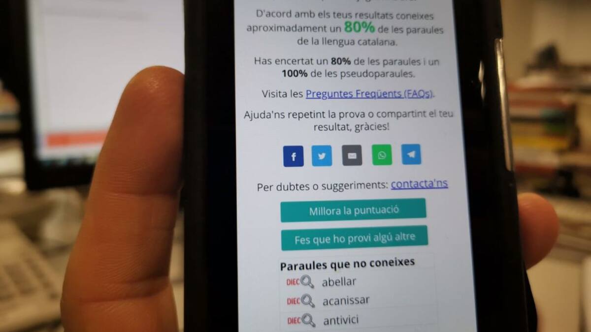 Quantes paraules saps en català?