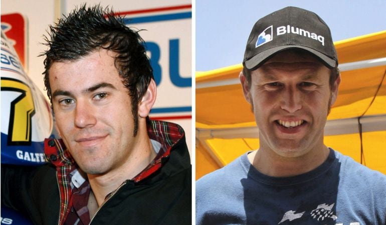 Los pilotos españoles Dani Rivas, de 27 años, y Bernat Martínez, de 35 años, fallecidos en un accidente acaecido en el circuito de Laguna Seca.